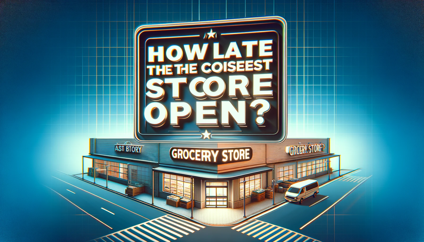 How late is the closest Grocery Store open? Facts and Trends