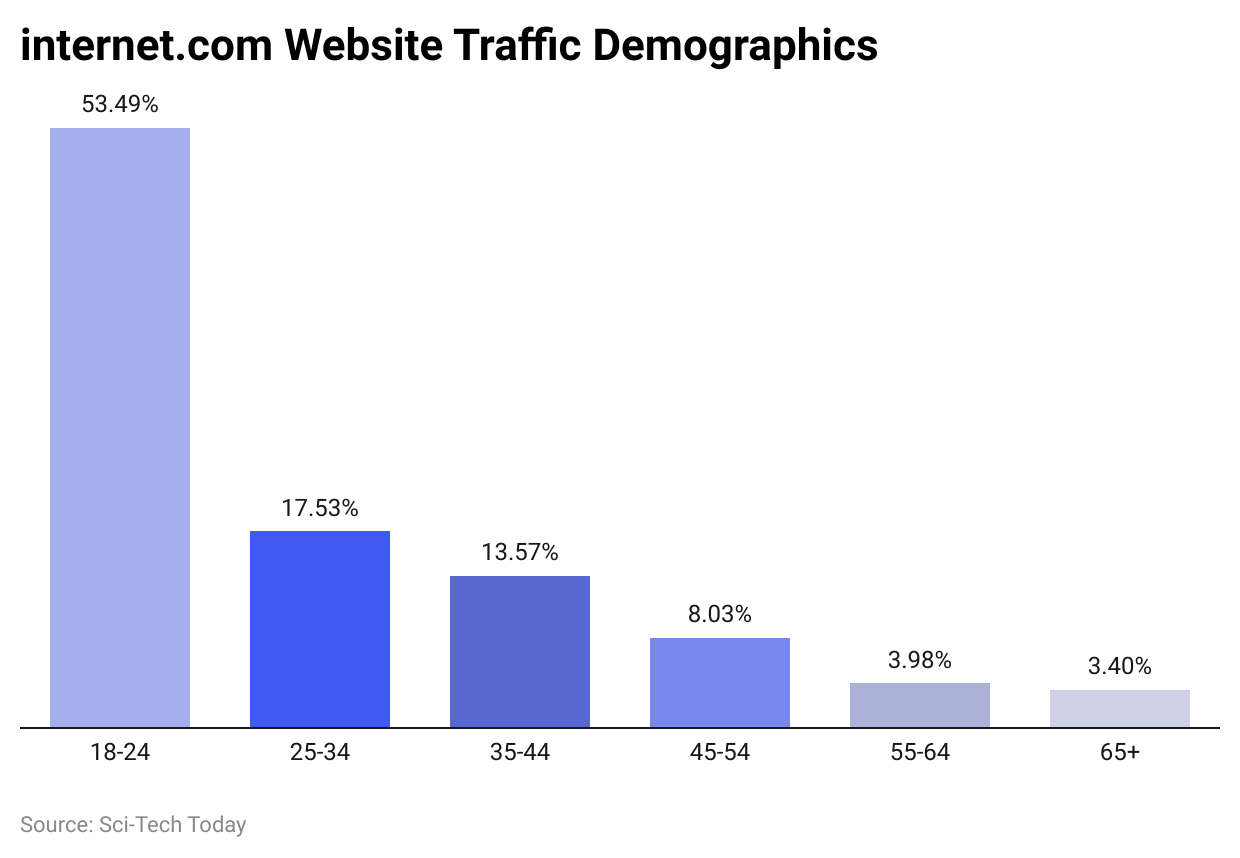 internet.com Website Traffic Demographics