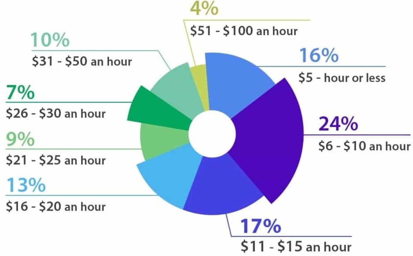 Freelancer Wage Statistics By Demographics
