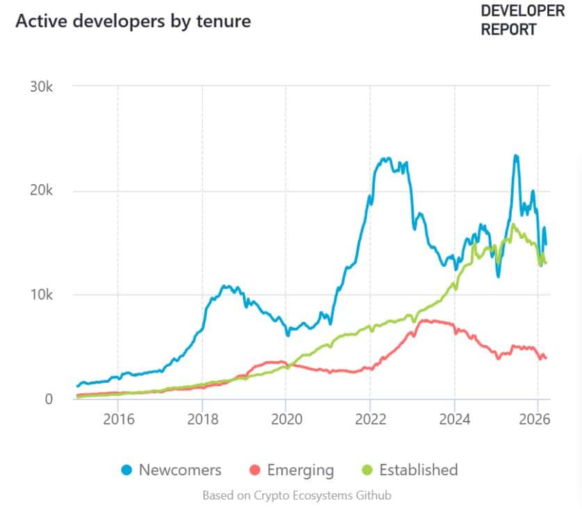 Active Blockchain Developers