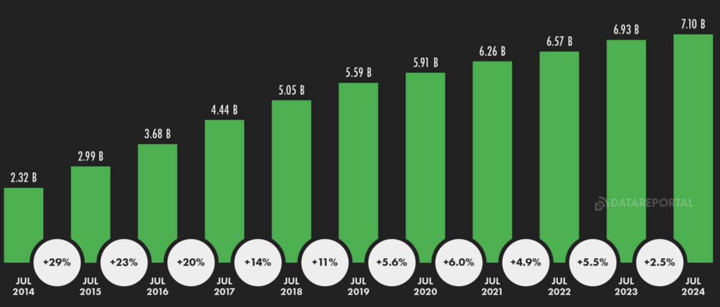 Digital Footprint Statistics in July 2024