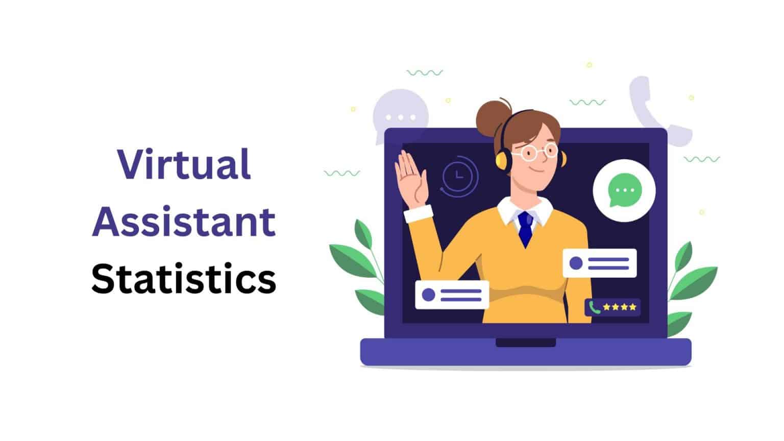 Virtual Assistant Statistics By Demographics and Trends [2024*]