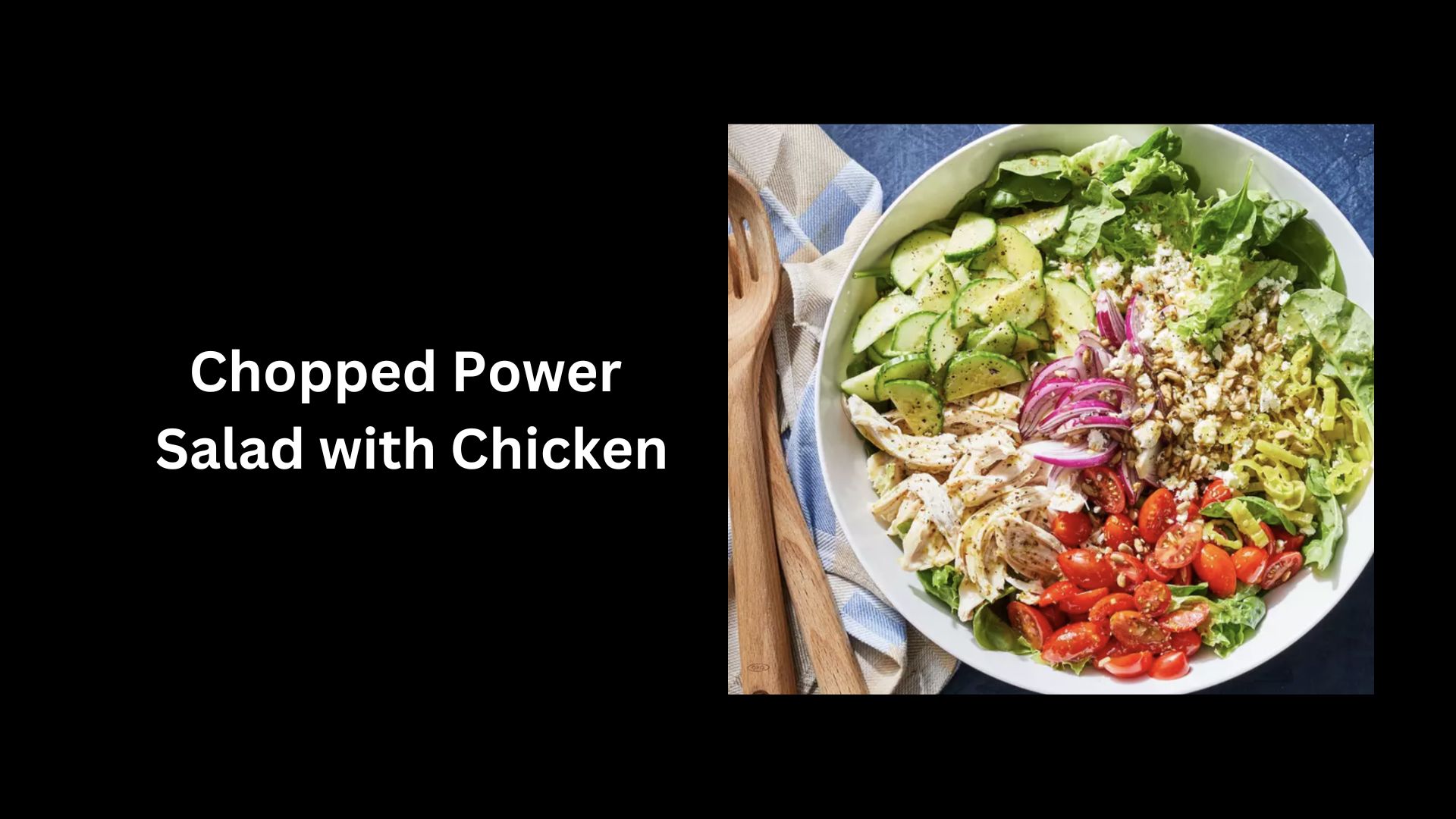 Chopped Power Salad with Chicken