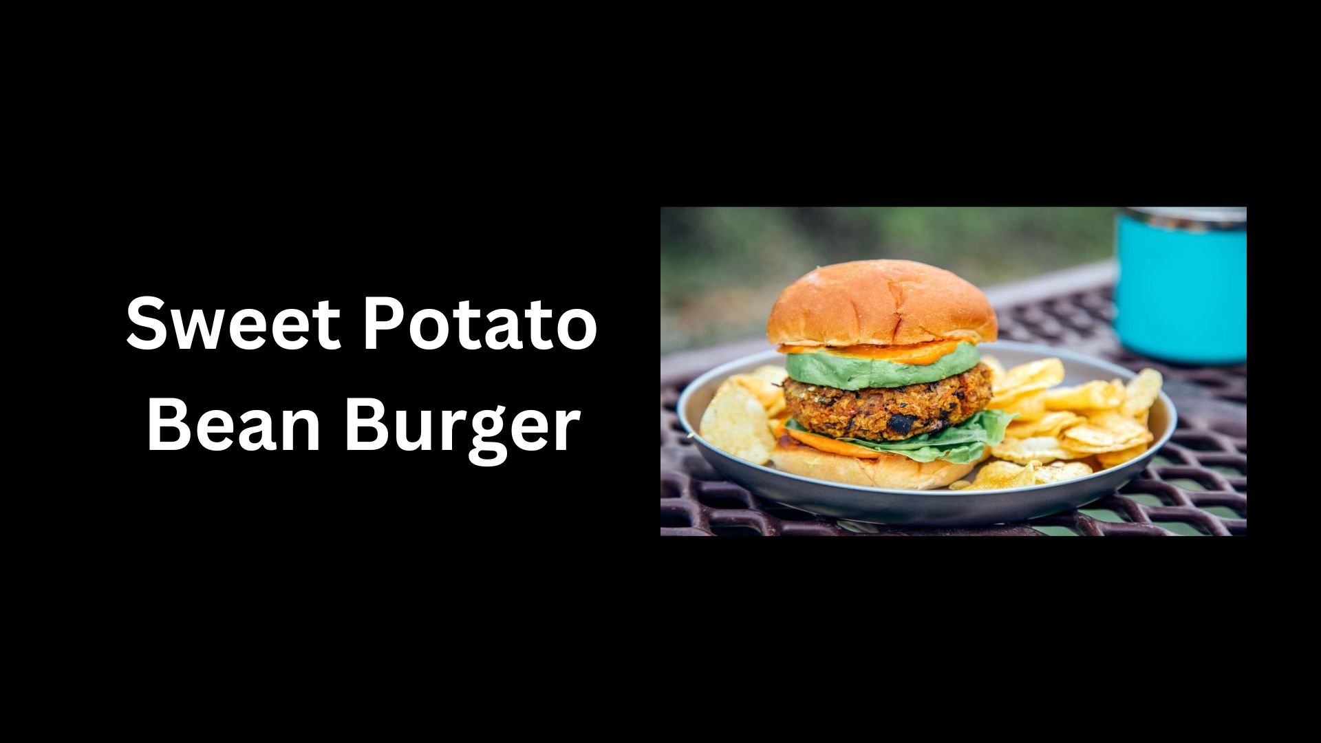 Sweet Potato Bean Burger