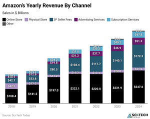 Amazon Statistics By Prime, Users and Revenue (2025)