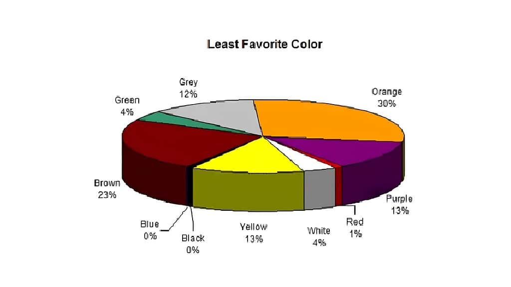 Least Favorite color