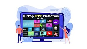 Top 10 Indian OTT Platforms Statistics