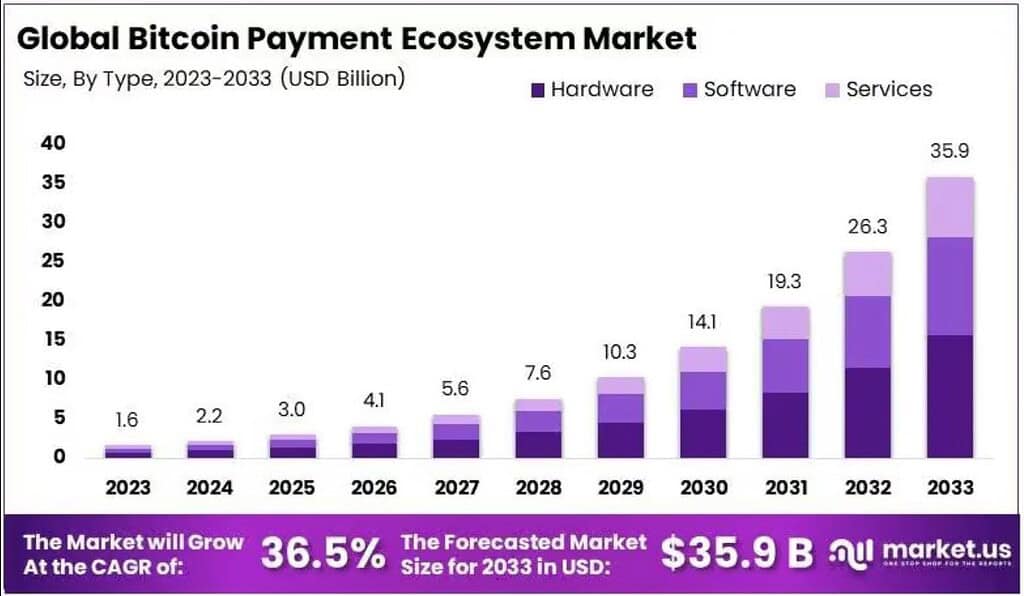 Global Bitcoin Payment Ecosystem Market Outlook