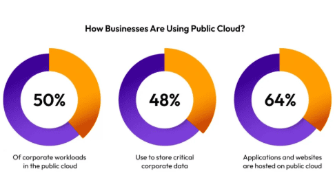 How businesses are using public cloud