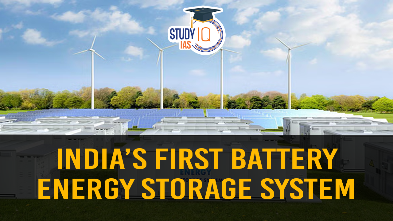 India's first battery energy storage system