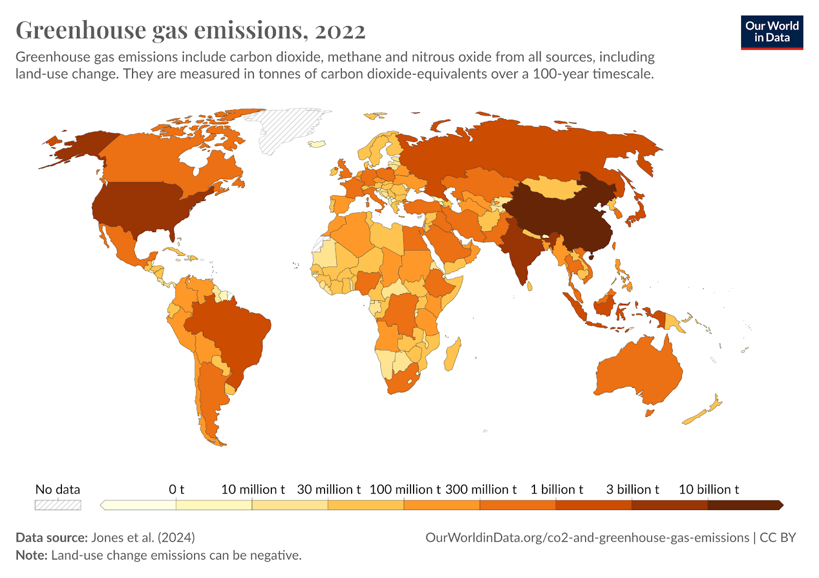 greenhouse gas emissions 2022