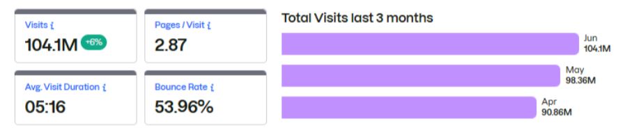 Kakao Website Traffic and Visitor Engagement